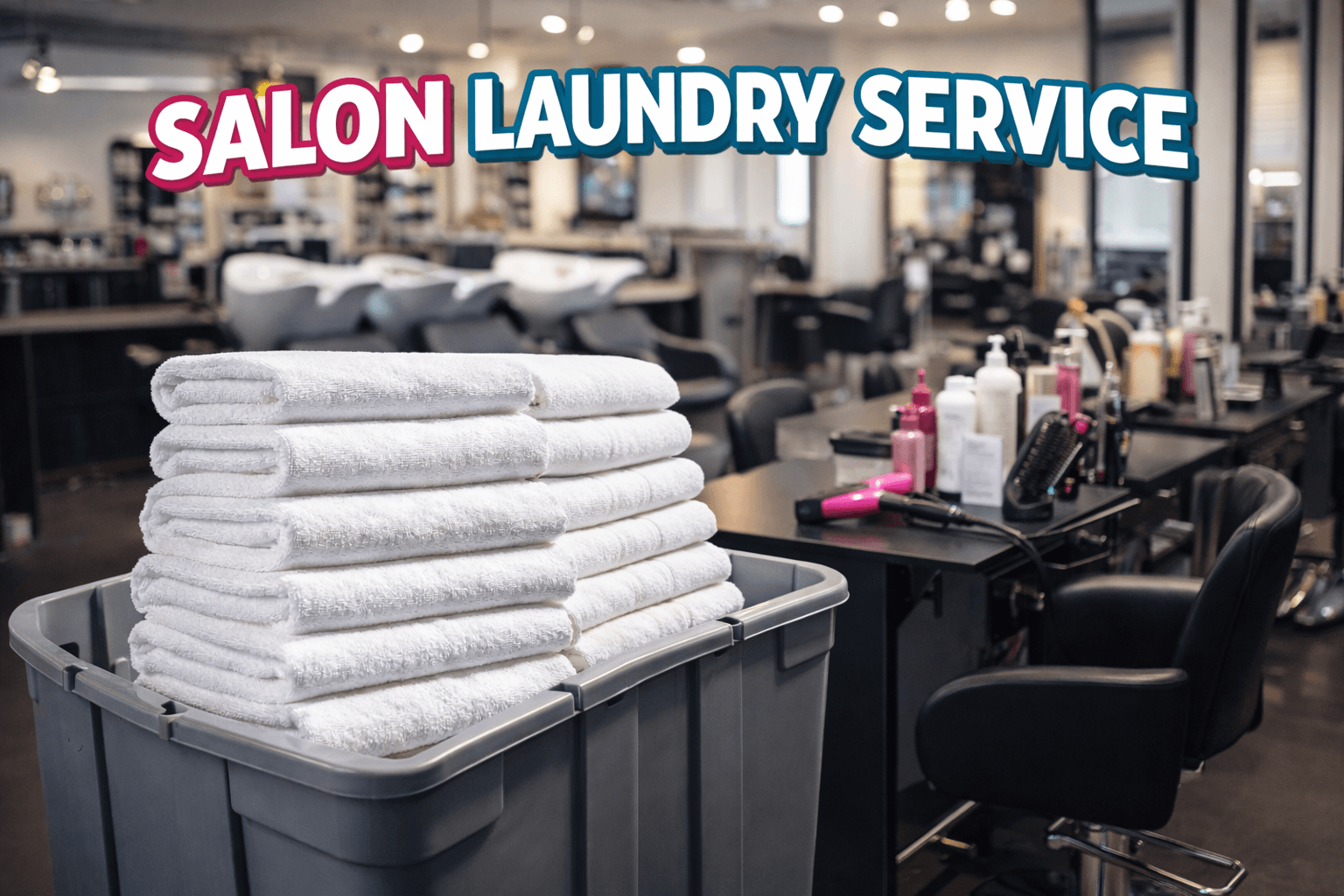 Salon towel pickup and delivery service in Lehigh Valley