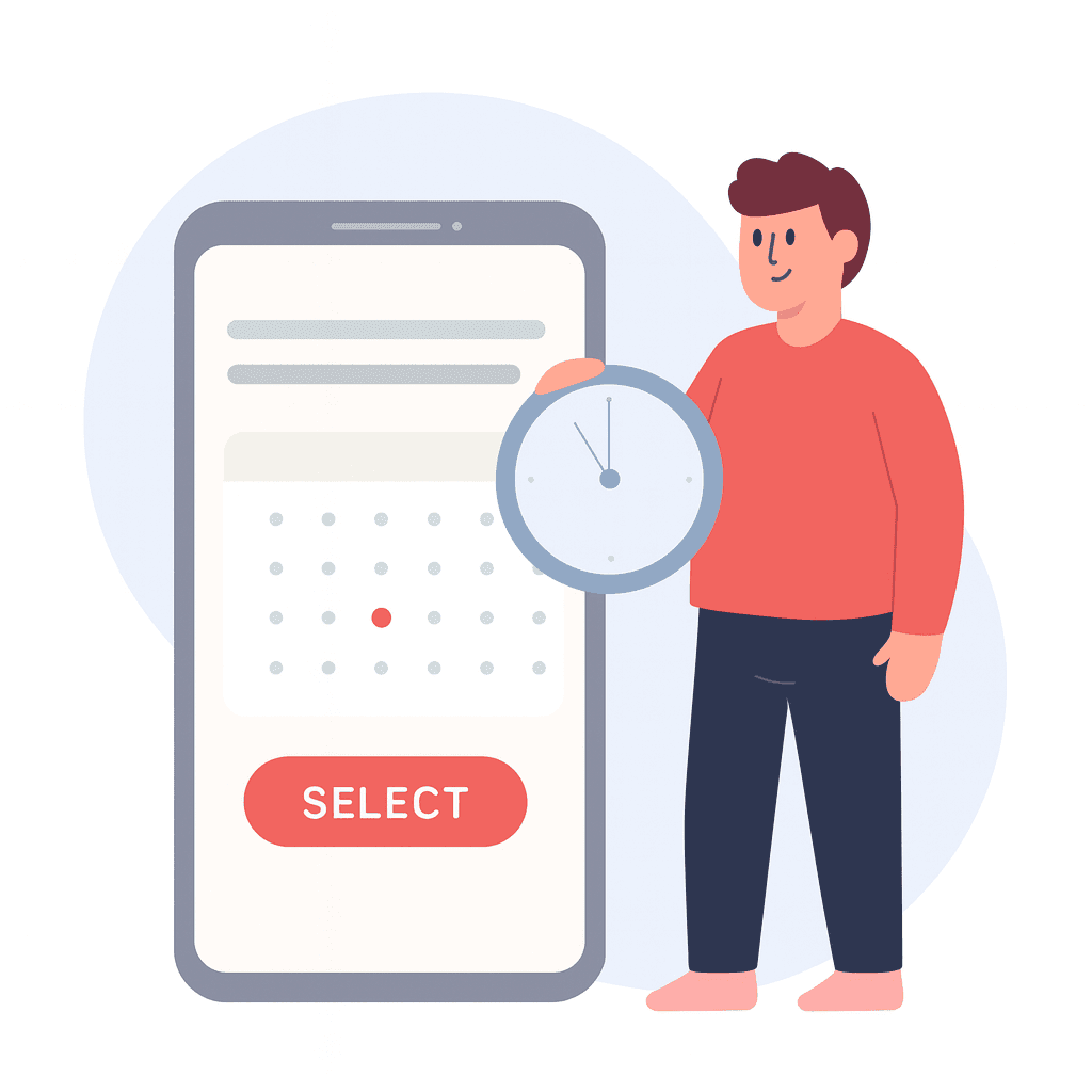 Book a pickup in seconds