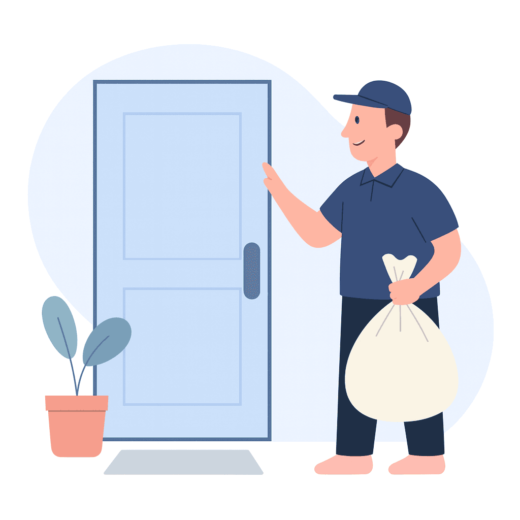 We pick up from your doorstep