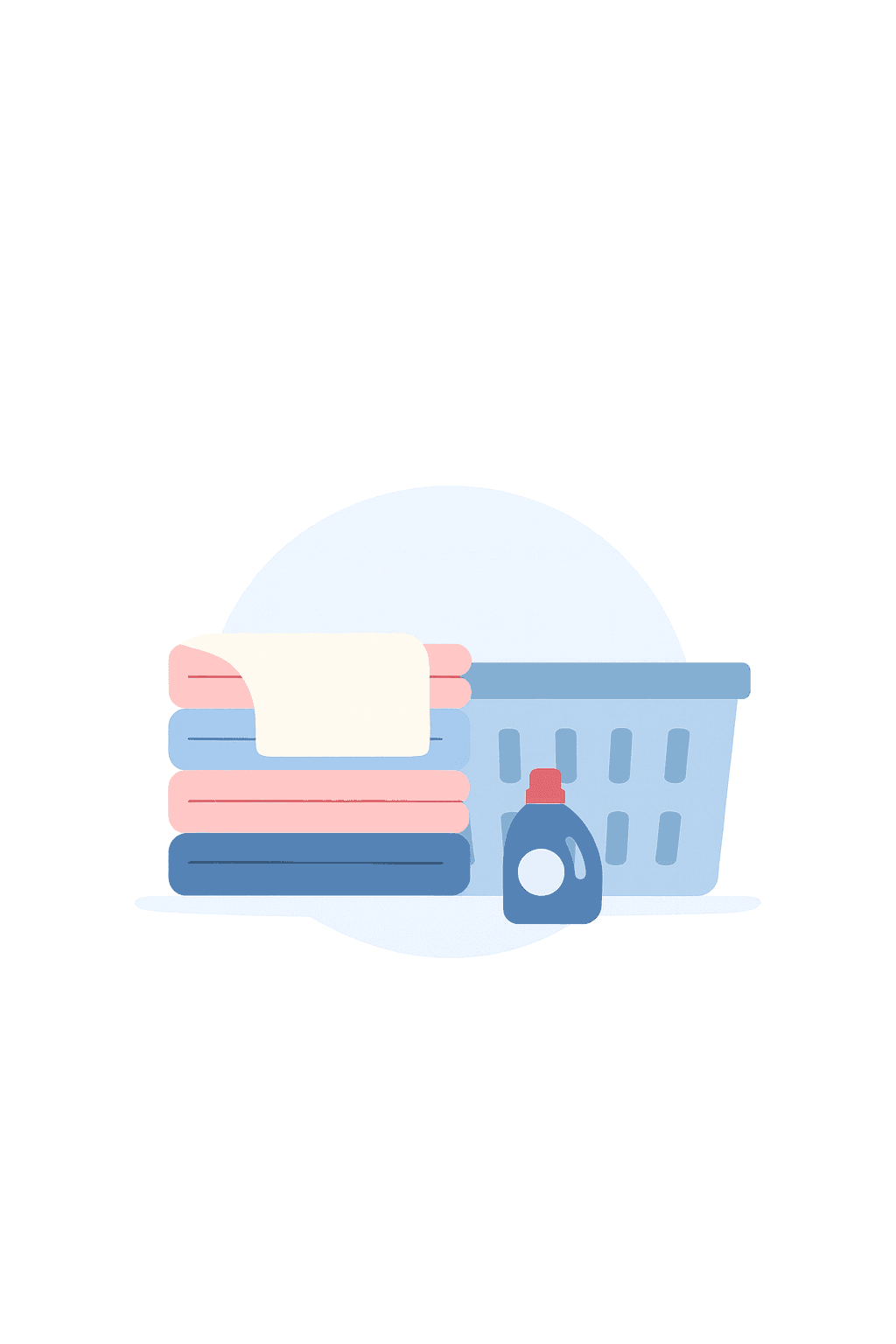 Professionally washed and neatly folded